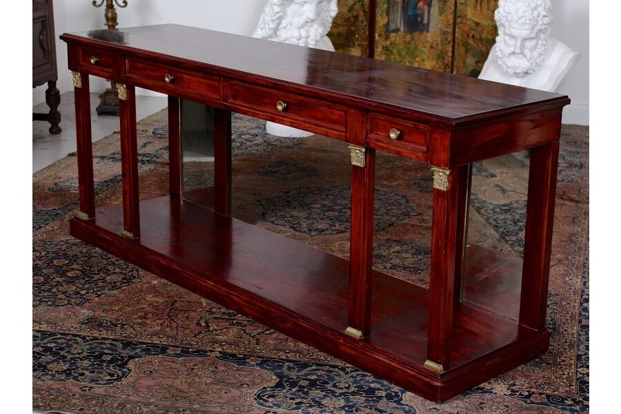 Buffet bronze and mahogany, 1920