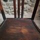 Set of 4 antique French bistro chairs Stella, circa 1900–1920.