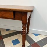 Walnut farm table 19th century