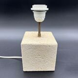 Square lamp foot in natural Gard stone
