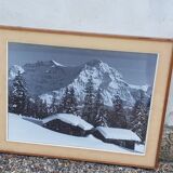 Vintage mountain view photo