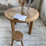 Maison Regain round elm table