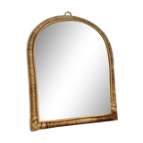Rattan mirror