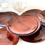 12 vintage plates 1970