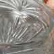 Cut crystal salad bowl