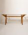 Mid-Century Italian dining table with wood inlay, 1950