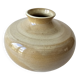 Vase boule céramique grès signé (signature a identifier)