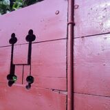 Pair of old openwork shutters