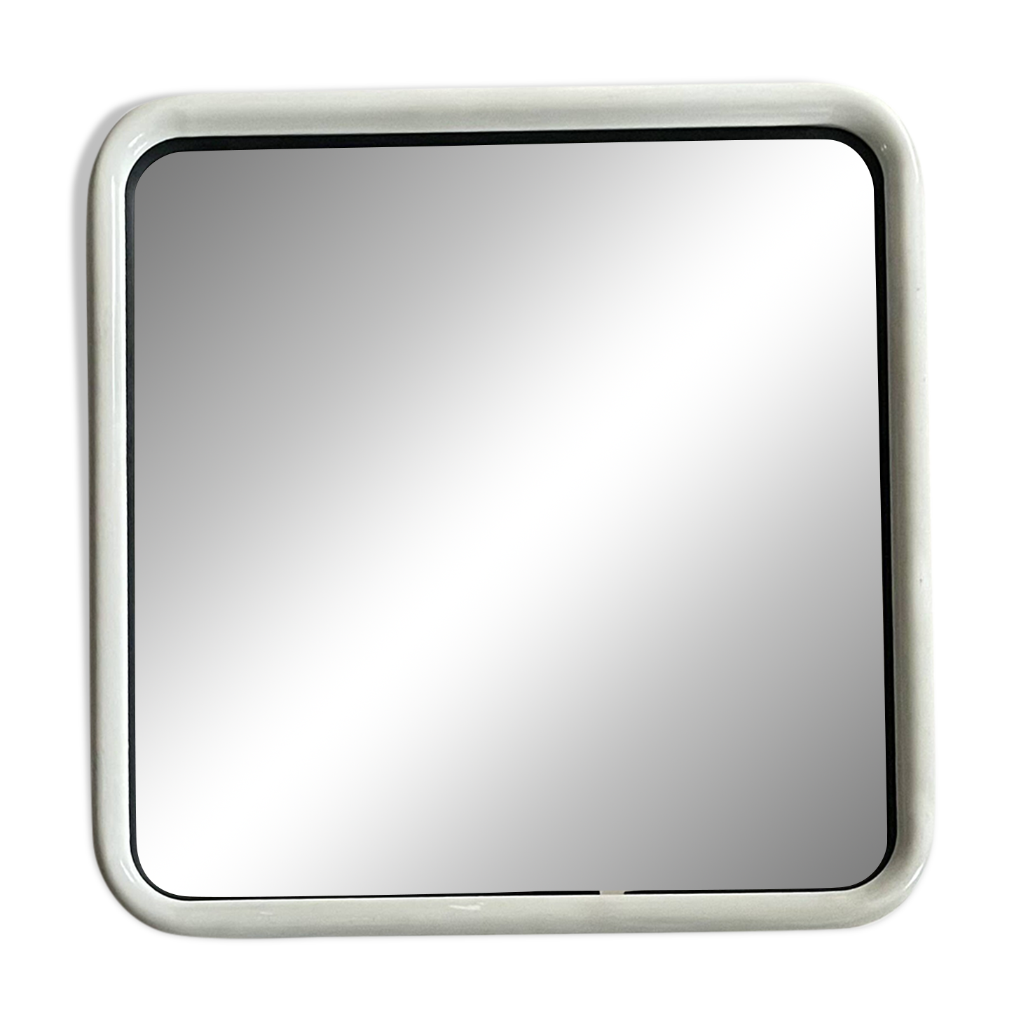 Vintage metal tube mirror 60x60cm