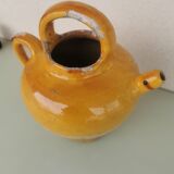 Yellow stoneware jug
