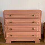 Vintage dresser pink blush