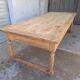 Grande table de communauté en chêne et sapin