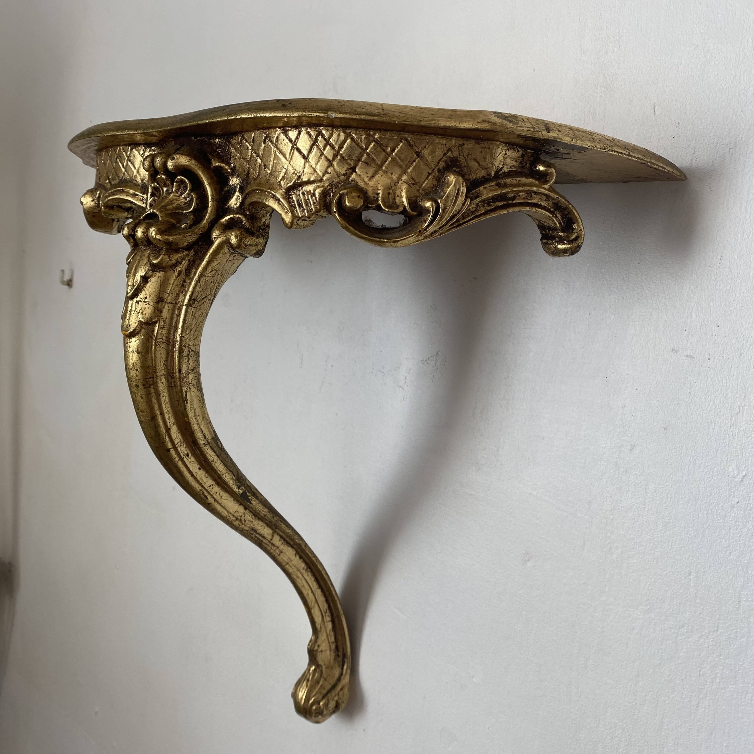 Rockery style wall console