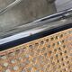 Paire de chaises pliantes chrome et cannage