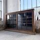 Enfilade meuble de métier XXL portes vitrées