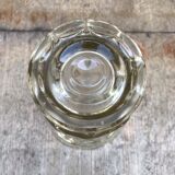 Vase ancien verre moulé made in France années 70