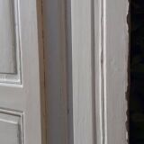 Cupboard door h201.5xl91.5cm with its 19th century molded frame