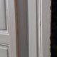 Cupboard door h201.5xl91.5cm with its 19th century molded frame