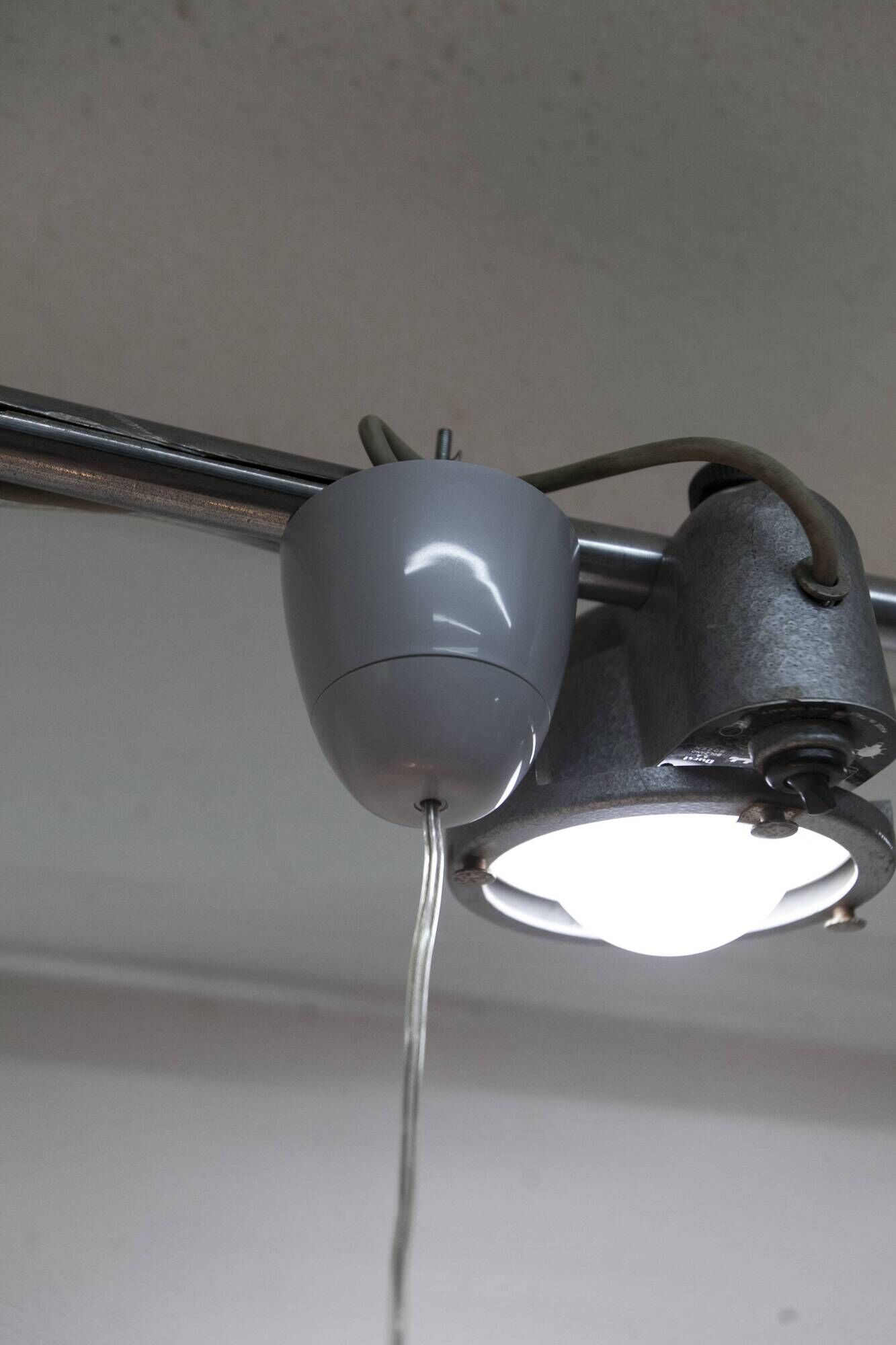 IKEA Klockspel 1980 pair of pendant lights cleaned and functional.