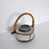 Michael Andersen & Søn glazed ceramic teapot, Denmark 1960s