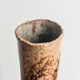 Vase soliflore en grès d'atelier décor épis de blé incisés, années 70