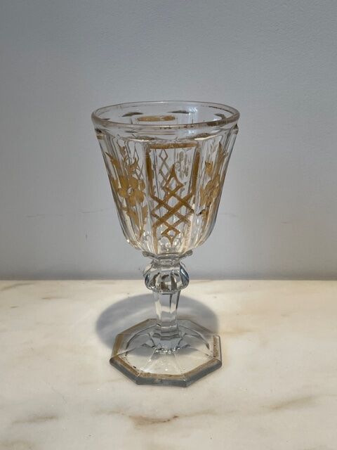 1 glass old Portieux NINETEENTH century