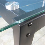 TV / HIFI stand for heavy load in tempered glass and steel