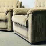 set of 2 vintage seats/ one-seated/armchairs