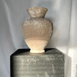 Beige sandy textured vase