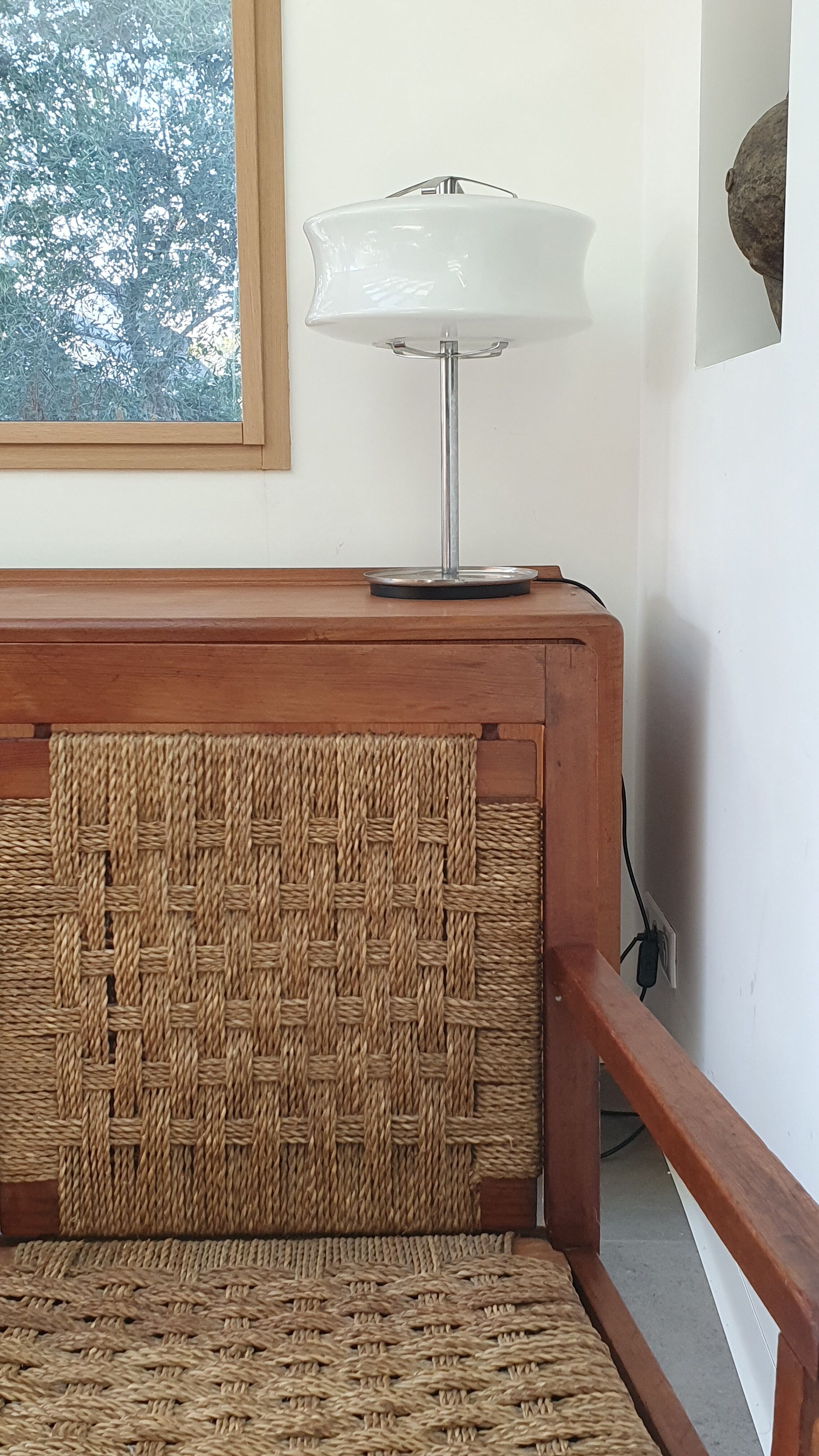 Pair of rope armchairs from the 50s