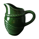 Glazed pottery pitcher