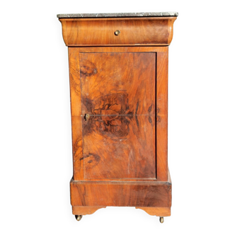 Nineteenth century ogee bedside table