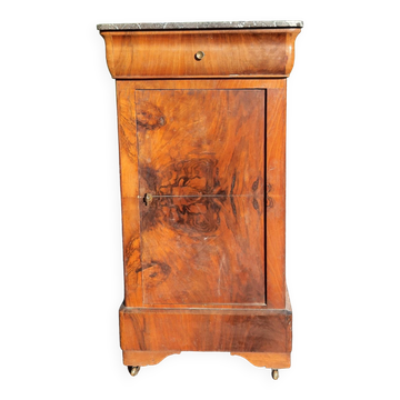 Nineteenth century ogee bedside table