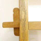 Brutalist shelf in solid wood - 1950s