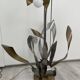 Lampadaire fleurs et plante lampe de plancher de fleur - design années 70