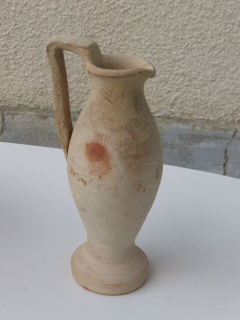 Vase amphora in vintage earth