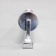 1930s Bauhaus tubular wall light, chrome & glass, Czechoslovakia