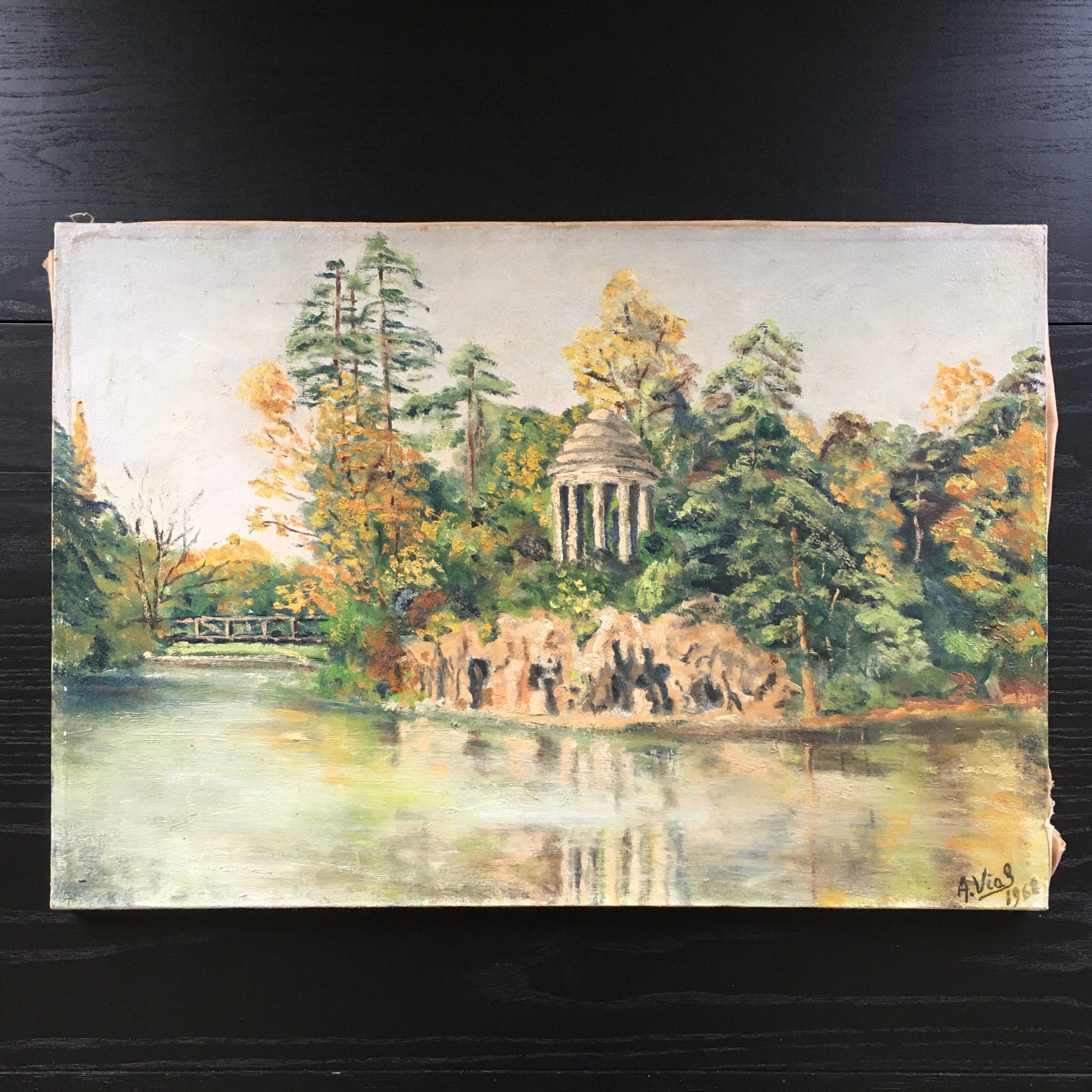 Kiosk board in the park