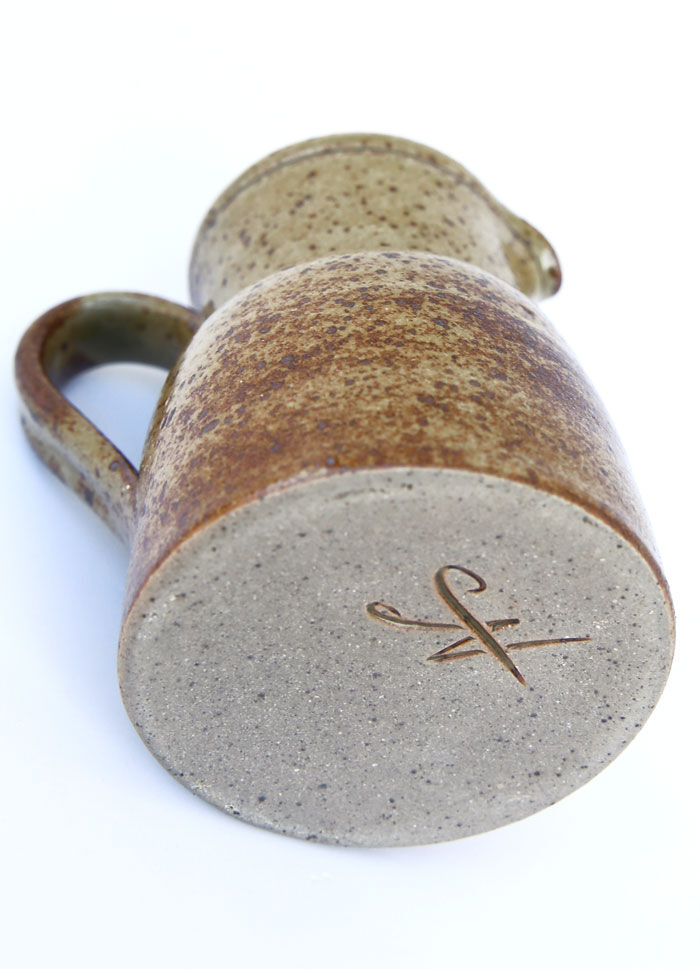 Hurtault family sandstone milk pitcher, Puisaye, La Borne