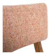 Bumerang Chair Mid-Century Modern, Orange Fish Wool, Poland, 1960s