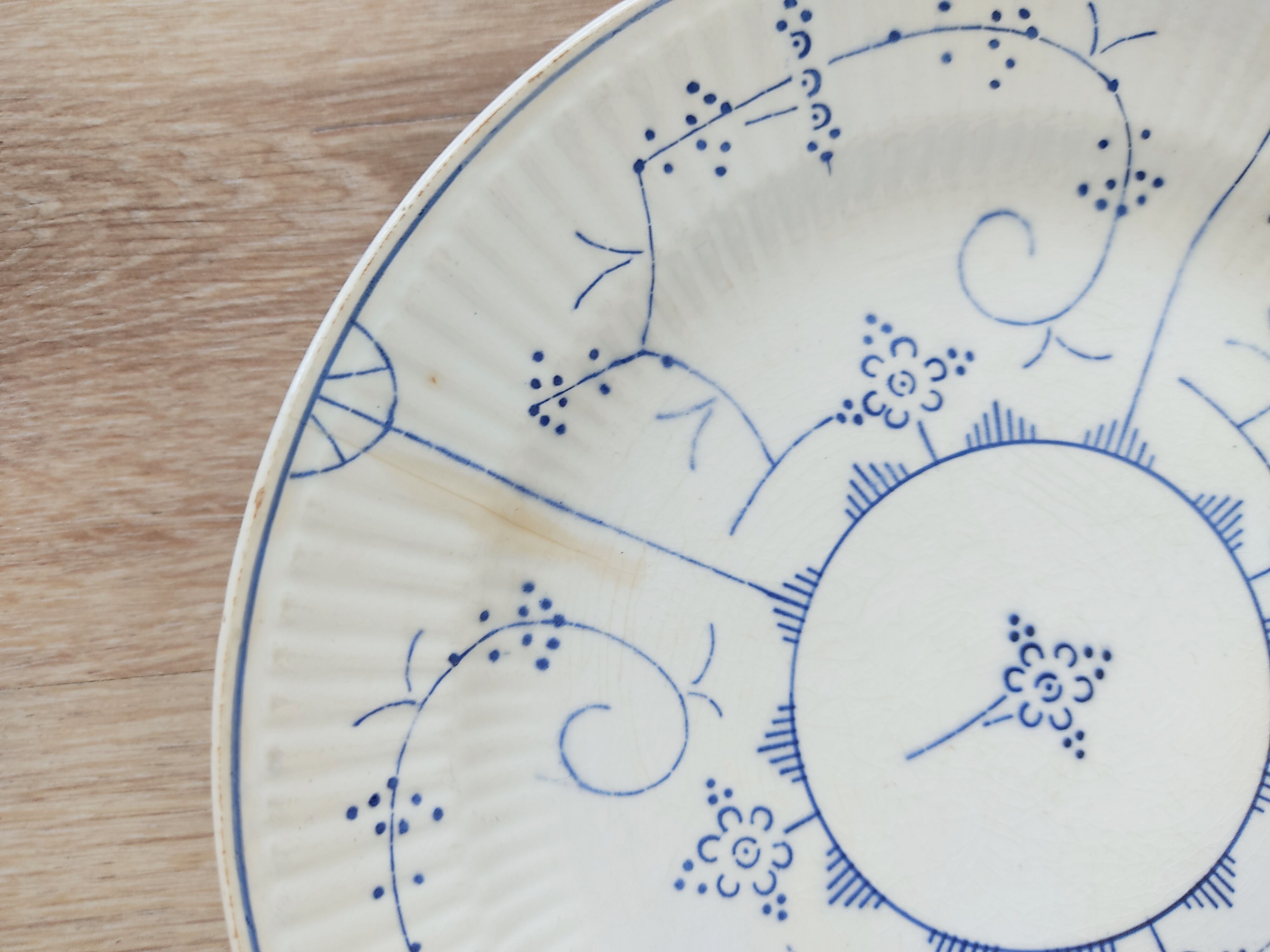 Set of 14 plates Copenhagen Boch brothers Keramis