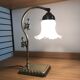 Lamp art nouveau lampshade tulip white