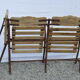 Fauteuils de cinéma avec strapontin en fer et bois