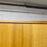 Armoire scandinave 3 portes en teck blond