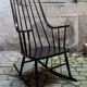 Scandinavian rocking chair by Lena Larsson for Nesto, 1958