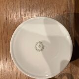 10 cups limoges and under cups in brushed tin