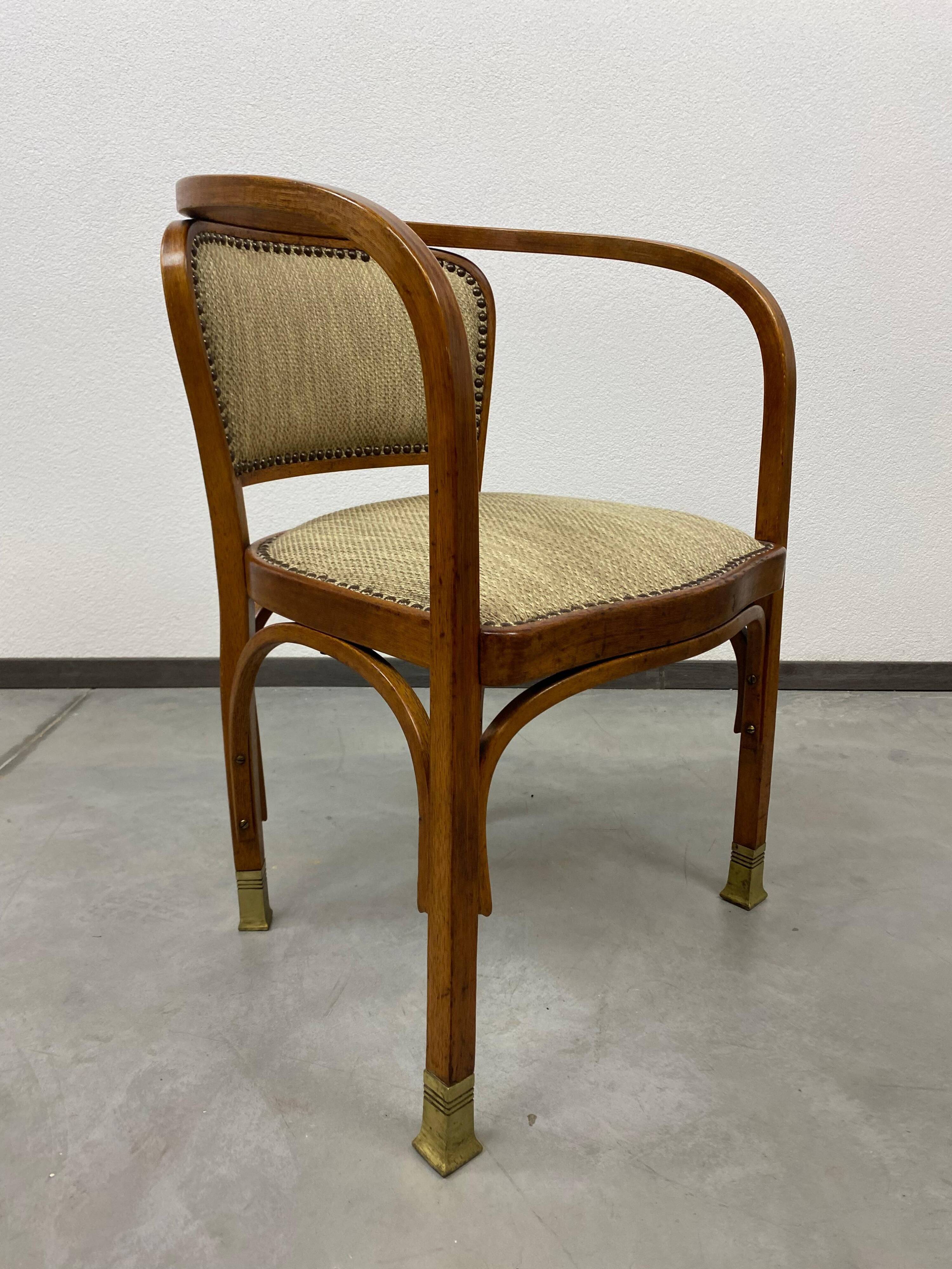 Fauteuil Sécession 715F par Gustav Siegel pour J.J.Kohn