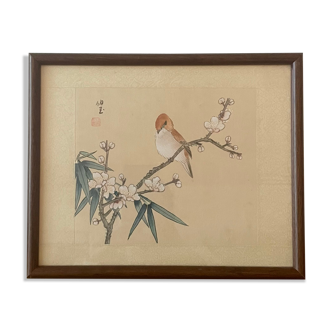 Chinese bird print