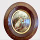 Oval medallion frame