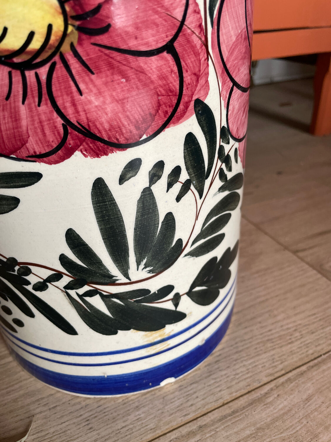 Flowered umbrella door DKZ